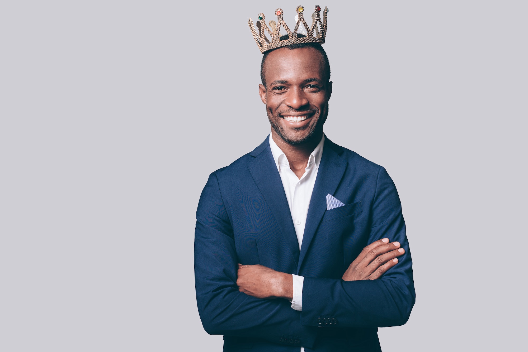 Like a king.