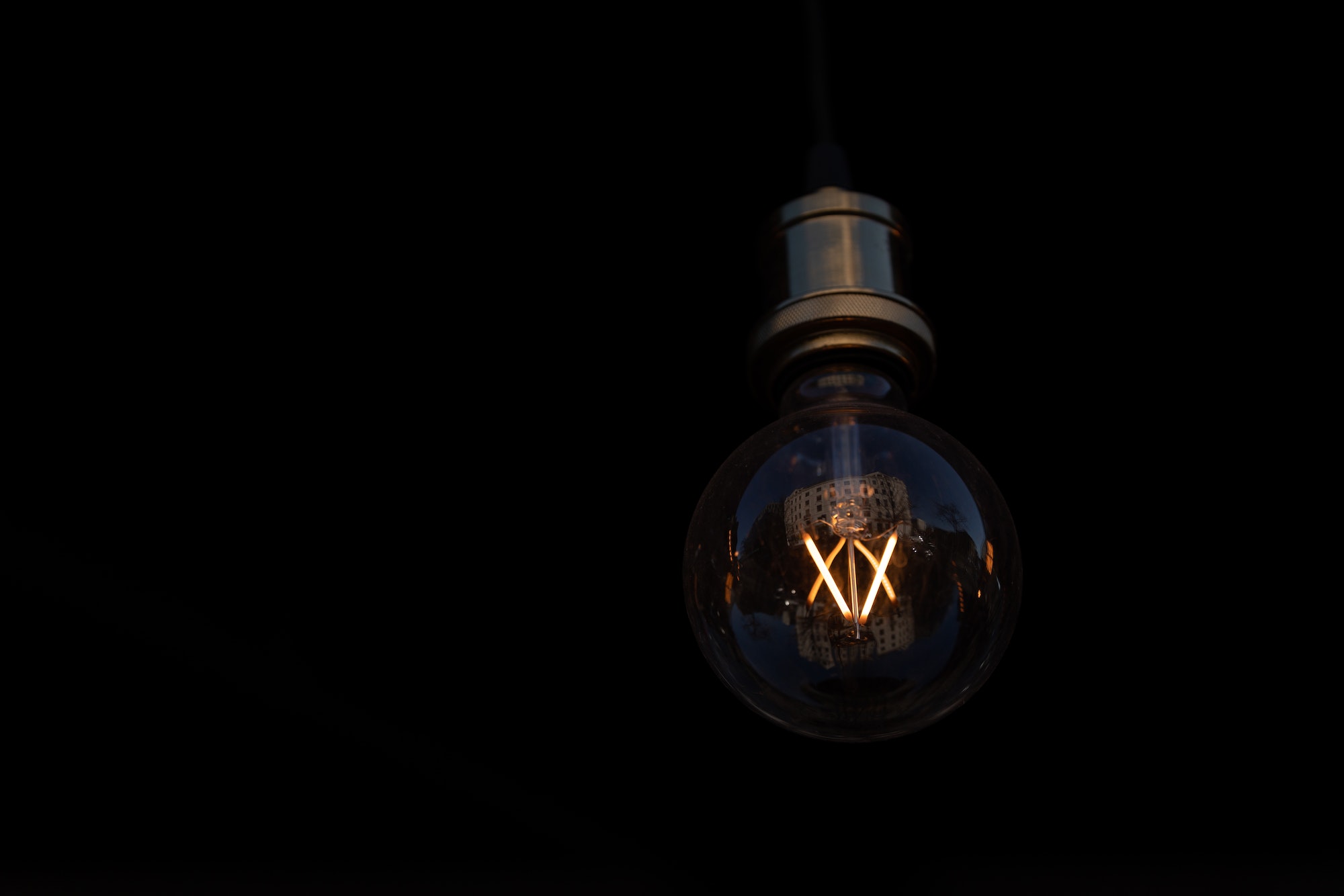 Lightbulb in the dark